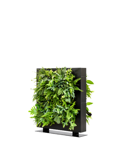 Groene Roomdivider LiveDivider Plus 2 Wit (excl. beplanting) | 112 x 131 cm (bxh)