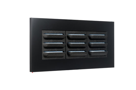 Tableau Plantes LivePicture 3 Anthracite (hors plantes) | 152 x 72 cm (lxh)
