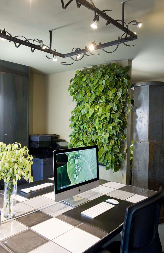 Groene Wand LivePanel Pack 2x3 (excl. beplanting) | 87 x 157 cm (bxh) voorbeeld kantoor