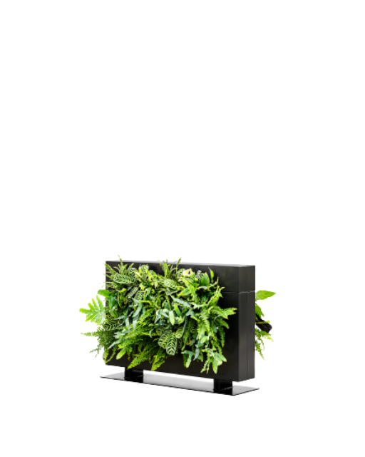 Groene Roomdivider LiveDivider Plus 1 Wit  (excl. beplanting) | 112 x 81 cm (bxh)