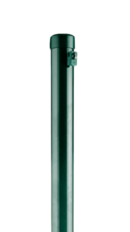IJzeren groene paal voor de kant en klare hagen | 175 / 260 / 300 cm x ø4.8 cm